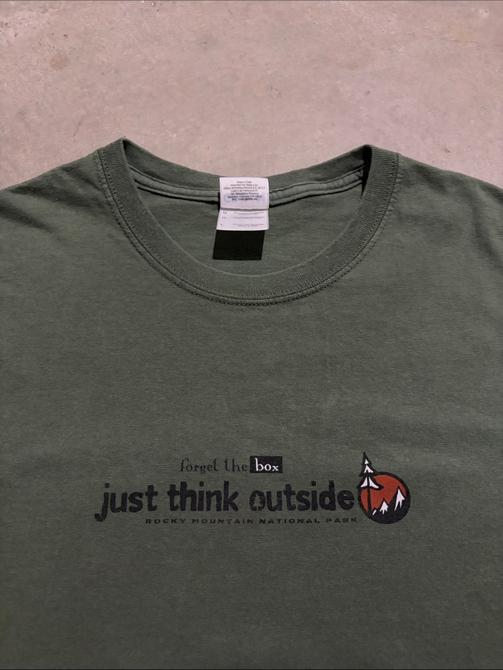 Rocky Mountain National Park Just Think Outside Short Sleeve Shirt